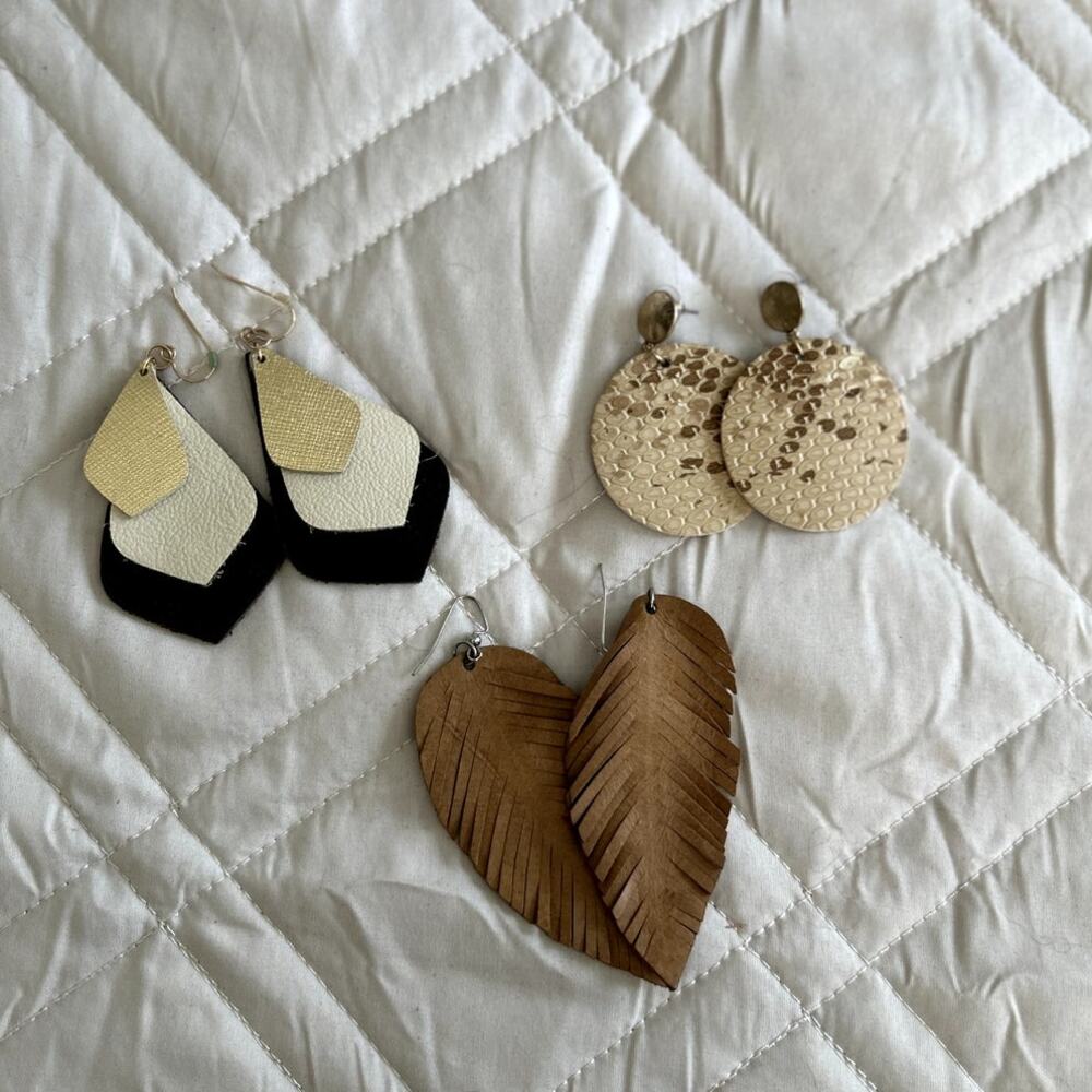 Boutique Set of Earrings, 3 Pair